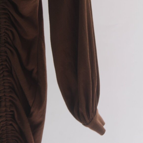 Women's Pretty Little Thing Brown Mini Dress Size 4 - Picture 7 of 8